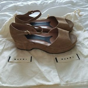 Brand new Marni wedges